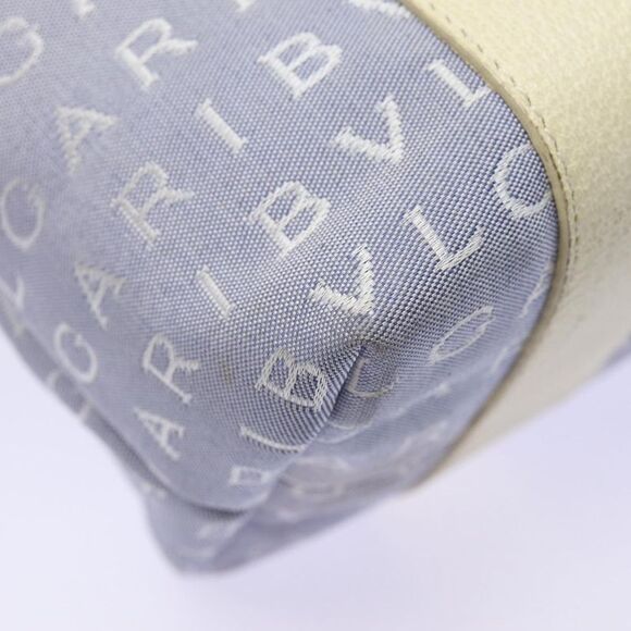 Bulgari Sophia Blue Canvas Tote Bag (Pre-Owned) - Picture 7 of 16